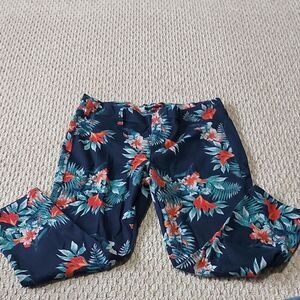 Floral ladies pant sz. L